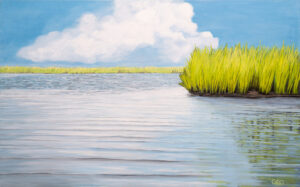 Geo McElroy, Chincoteague Bay, Original Oil Painting